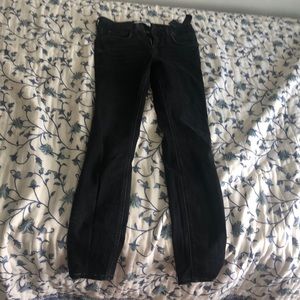 black zara jeans
